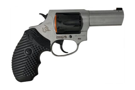Taurus 856 Defender 38 Special Double-Action Revolver with Matte Stainless Steel Finish and VZ Grips