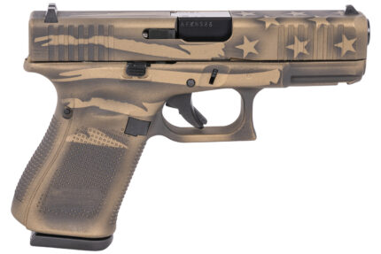 Glock 19 Gen5 9mm Compact Pistol with Coyote Battle Worn Cerakote Finish