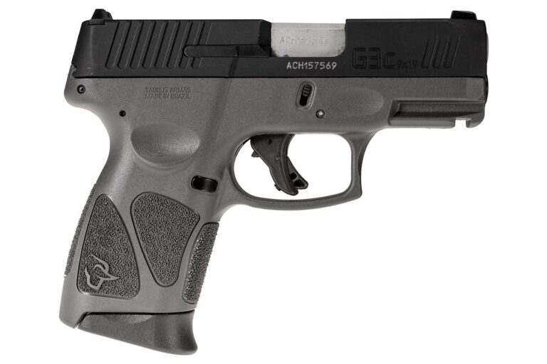 Taurus G3c 9mm Compact Striker-Fired Pistol with Gray Frame