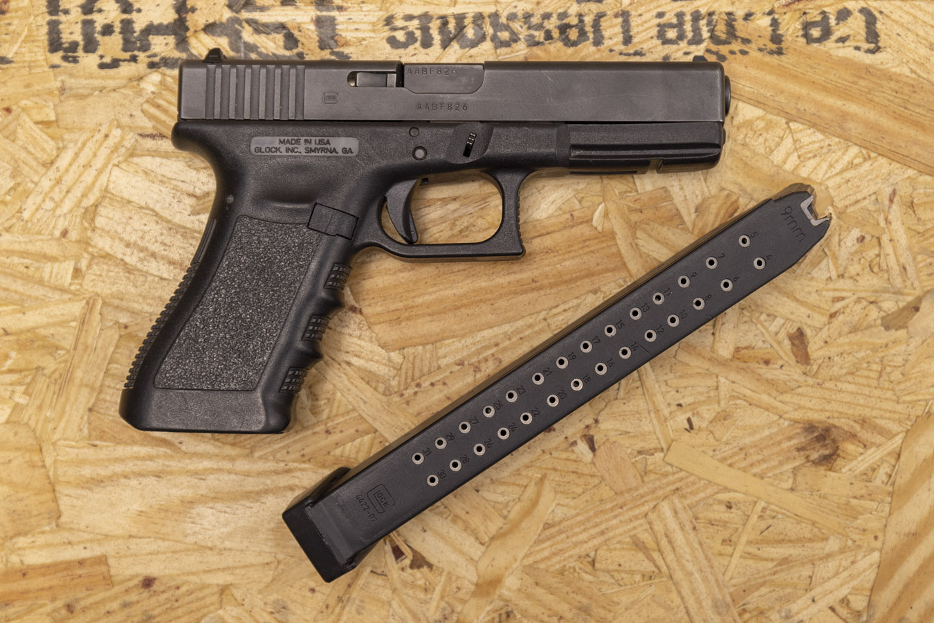 104816-default-l Glock 17 Gen3 9mm Police Trade-In Pistol with 31 Round Magazine