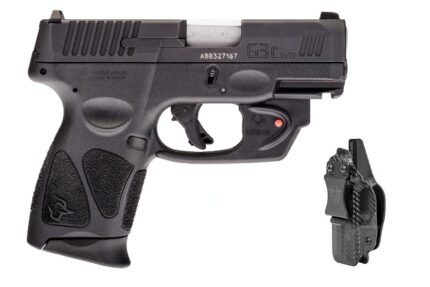 Taurus G3c 9mm Pistol with Viridian Laser and Uncle Mikes Holster