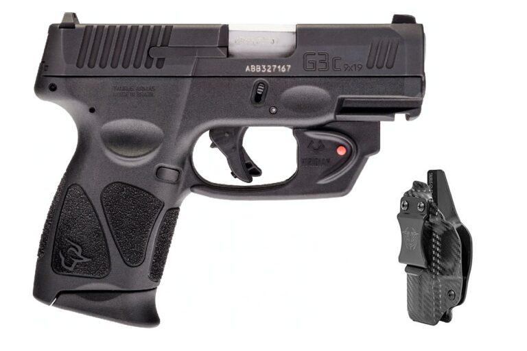 Taurus G3c 9mm Pistol with Viridian Laser and Uncle Mikes Holster