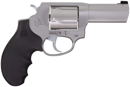 Taurus Defender 605 357 Magnum Double-Action Revolver w/ Stainless Finish, Hogue Rubber