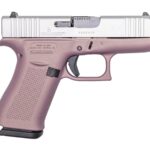 Glock 43X 9mm 10-Round Pistol with Pink Champagne Frame and Silver Slide