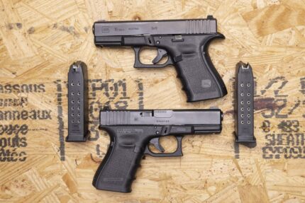 Glock 19 Gen4 9mm Police Trade-In Pistols with Night Sights (Good Condition)