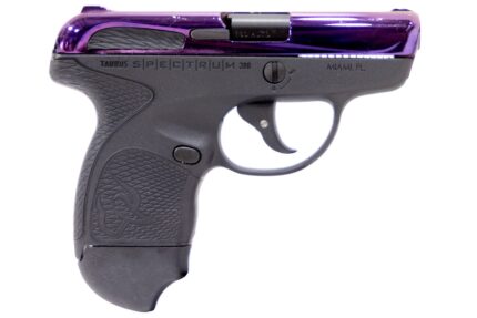 Taurus Spectrum 380 ACP Subcompact Pistol with Black Frame and Purple Mirror Slide (Cosmetic Blemishes)
