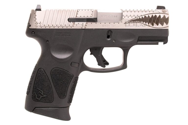 Taurus G3c 9mm Compact Striker-Fired Pistol with Fighter Jet Engraved Stainless Slide (Cosmetic Blemishes)