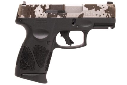 Taurus G3c 9mm Compact Striker-Fired Pistol with Camo Engraved Stainless Slide (Cosmetic Blemishes)