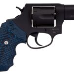 Taurus 856 38 Special DA/SA Revolver with Black Oxide Finish and Blue Cyclone Grips
