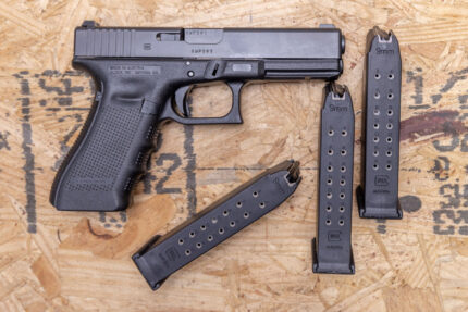 Glock 17 Gen4 9mm Police Trade-In Pistol with Night Sights (Excellent Condition)