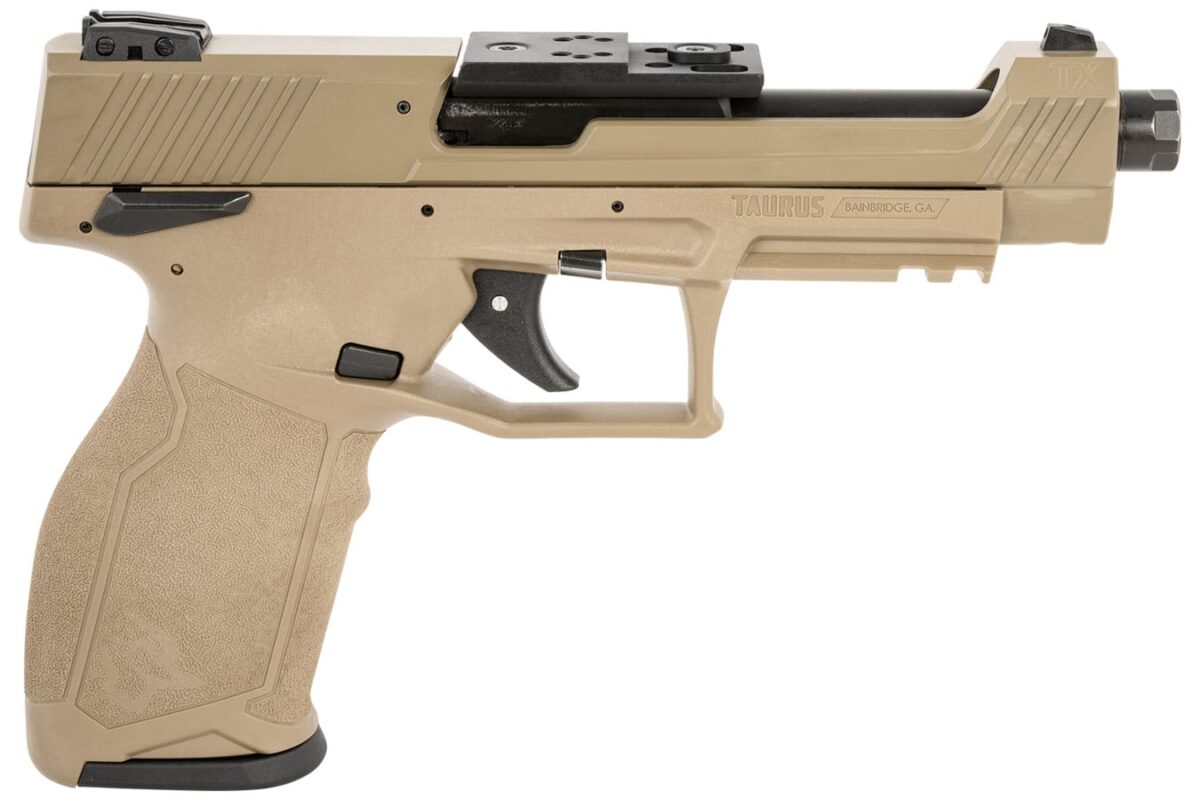 Taurus TX22 Competition 22 LR FDE Rimfire Pistol w/ Threaded Barrel and Three 16-Round