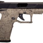Taurus TX22 22LR Pistol with FDE/Black Webbed Frame