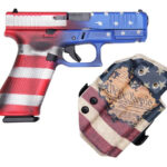 Glock 45 9mm Pistol with USA Cerakote Finish and USA Holster