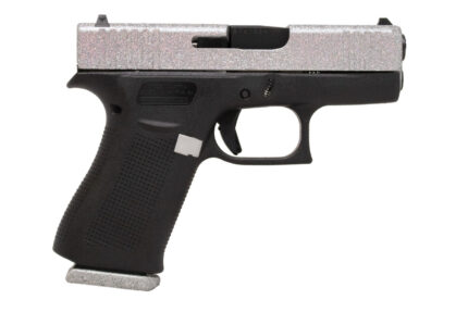 Glock 43X 9mm Pistol with Diamond Glitter Finish Slide