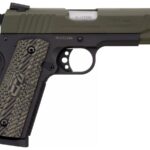 Taurus 1911 Commander 45 ACP Pistol with OD Green Slide and Operator II VZ Grips (Blem)