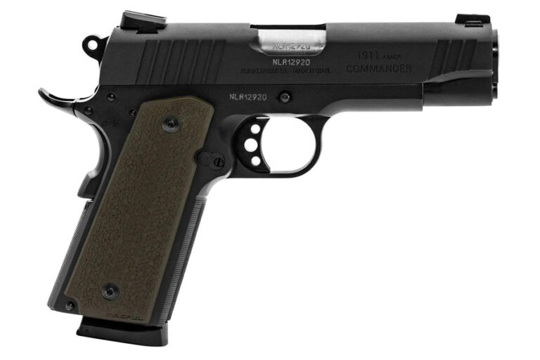 Taurus 1911 Commander 45 ACP Pistol with Magpul MOE OD Green Grips (Blemished)