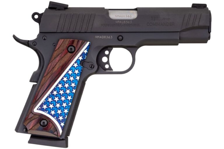 Taurus 1911 Commander 45 ACP Pistol with 4th of July Rosewood Grips (Blemished)