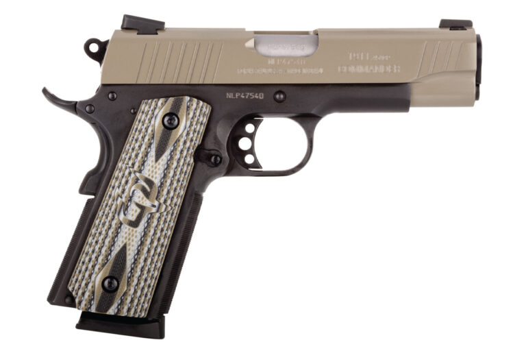 Taurus 1911 Commander 45ACP Pistol with Cerakote Sand Slide and VZ Grips