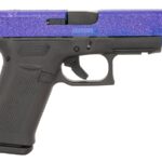 Glock 48 MOS Compact 9mm Optic Ready Pistol with Glamour Gold Purple Glitter Slide
