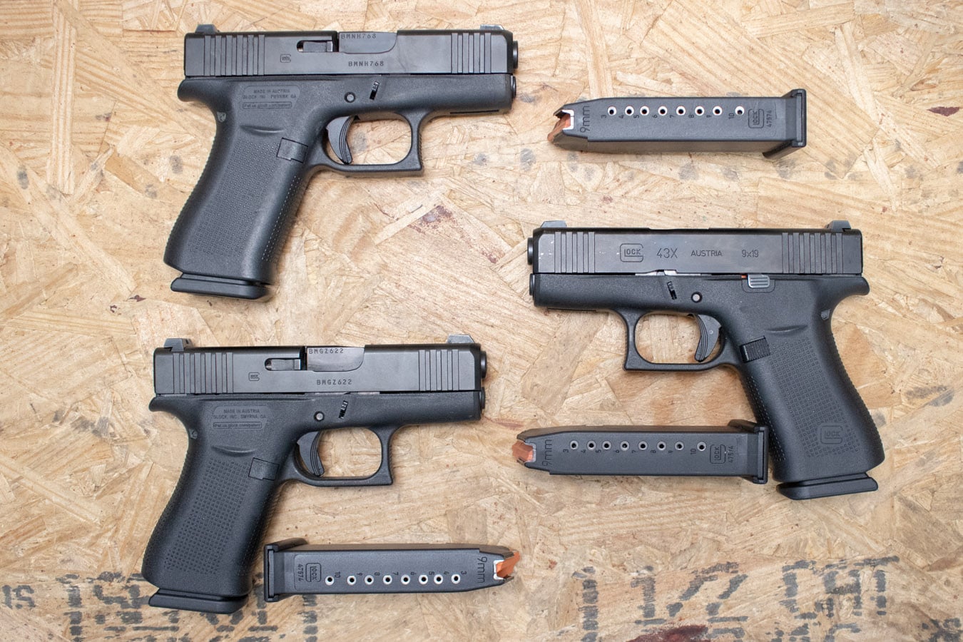 124697-default-l Glock G43X 9mm Police Trade-In Pistols (Good Condition)