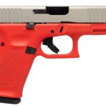 Glock  19 Gen5 Pistol with Scarlet Frame and Gray Slide