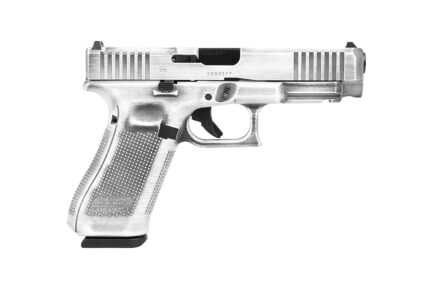 Glock 47 MOS 9mm Optic Ready 17-Round Pistol with Battleworn Stormtrooper White Cerakote Finish