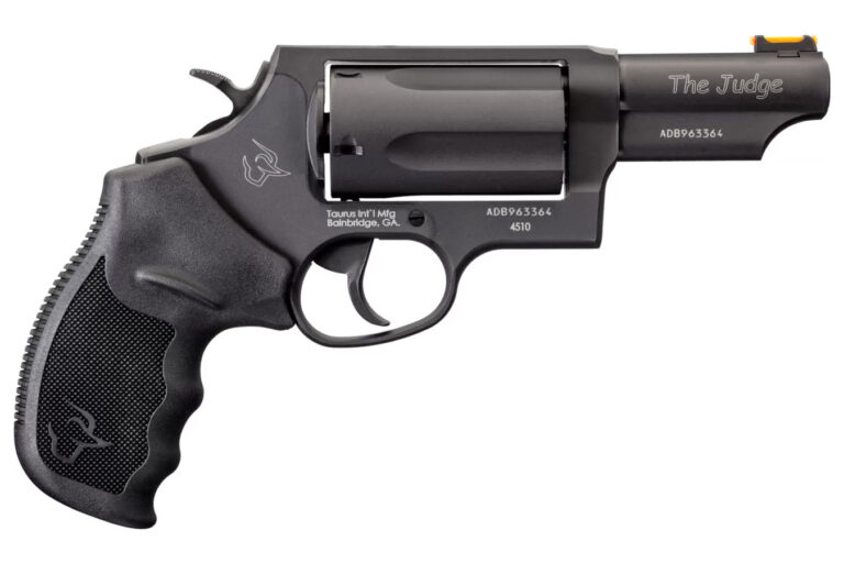 Taurus Judge 410 Gauge / 45 Colt Matte Black Revolver with 3-inch Barrel