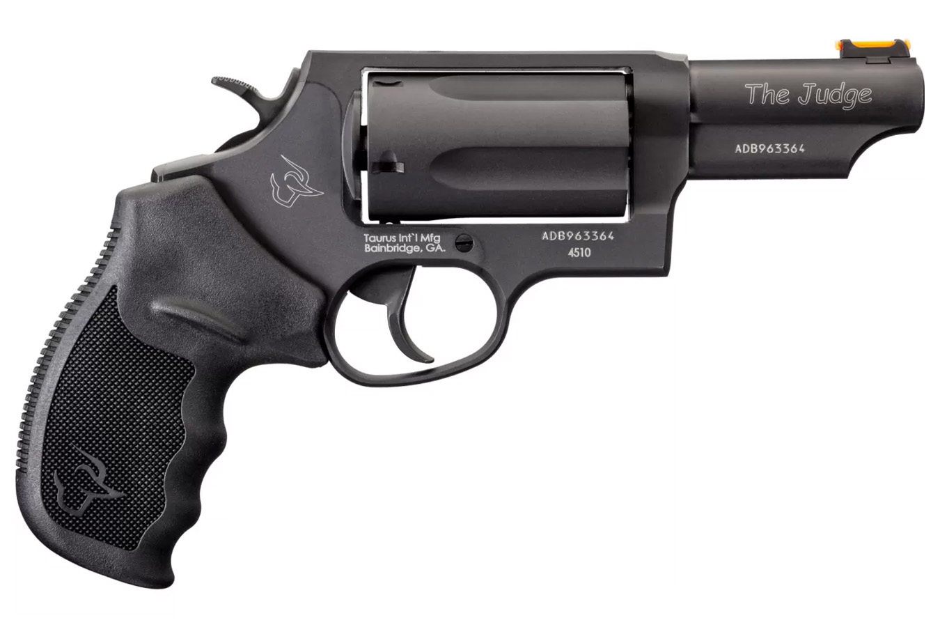 129186-default-l Taurus Judge 410 Gauge / 45 Colt Matte Black Revolver with 3-inch Barrel