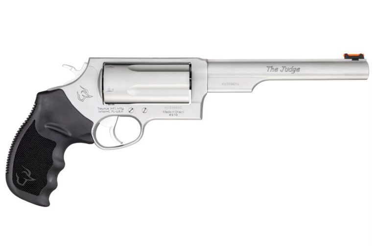 Taurus Judge 410GA/45LC Matte Stainless Magnum Revolver with 6.5-inch Barrel