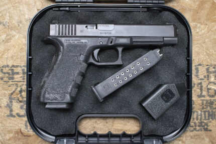 Glock 34 Gen4 9mm Police Trade-In Pistol with Two Magazines and Case