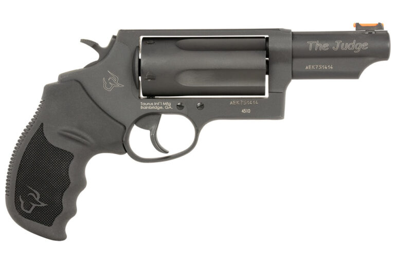 Taurus Judge T.O.R.O. Magnum 45Colt/410 Bore DA/SA Optic Ready Revolver with 3-Inch Bar