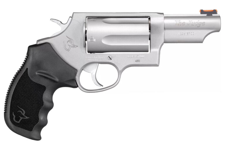 Taurus Judge T.O.R.O. 45Colt/410 Bore DA/SA Optic Ready Stainless Revolver with 3-Inch