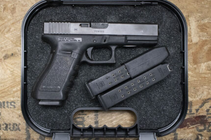 Glock 22 Gen3 40 S&W Police Trade-In Pistol with Three Magazines and Case