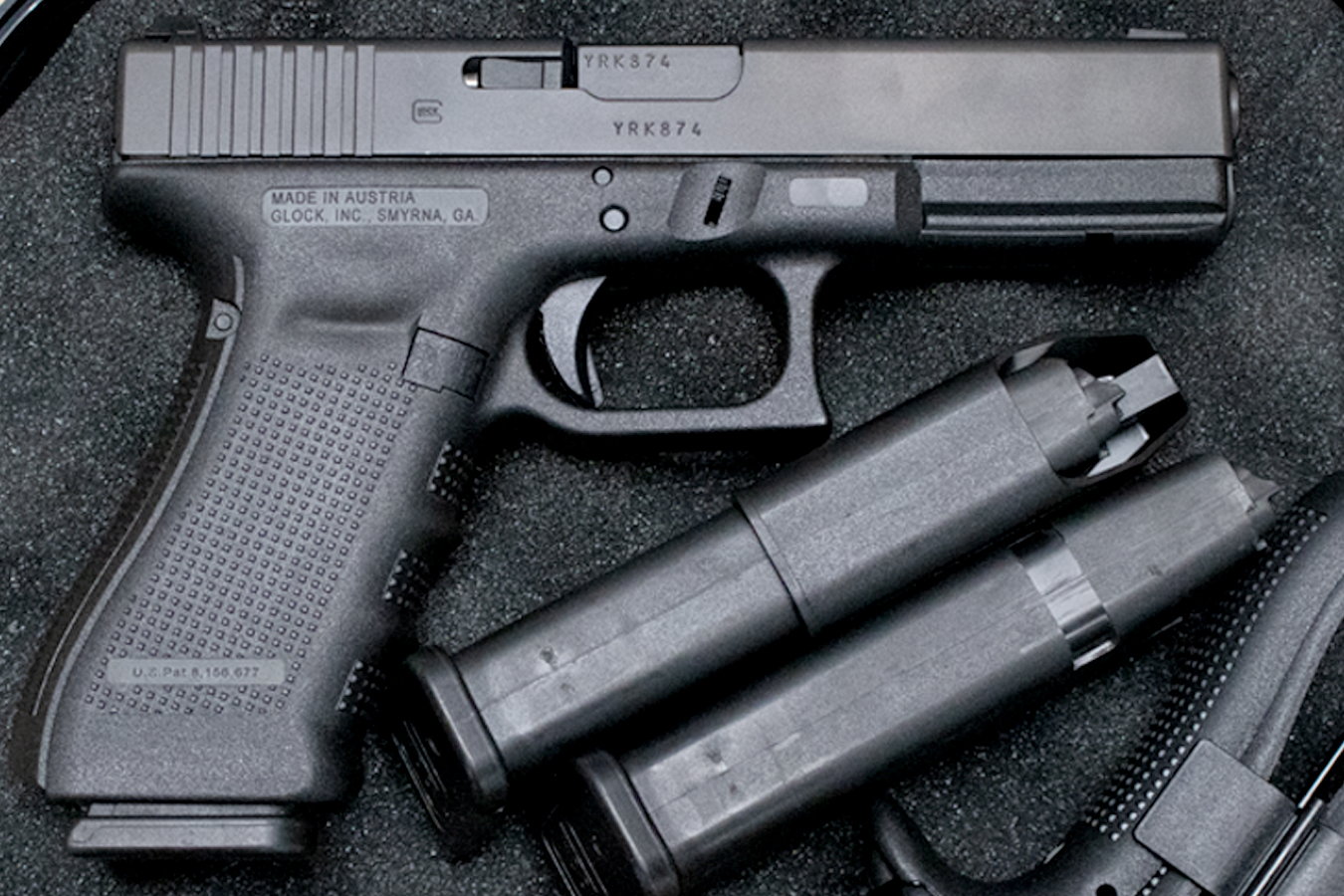 135794-default-l Glock 17 Gen4 9mm Police Trade-in Pistol with Original Case and Three Magazines