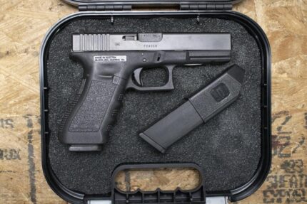 Glock 22 Gen3 40 S&W Police Trade-In Pistol with Two Magazines and Case