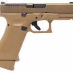 Glock 19X MOS 9mm Optic Ready Pistol with Coyote Tan Finish and Ameriglo Sights