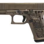 Glock 19 Gen5 MOS 9mm Pistol with Distressed FDE Old Glory Finish