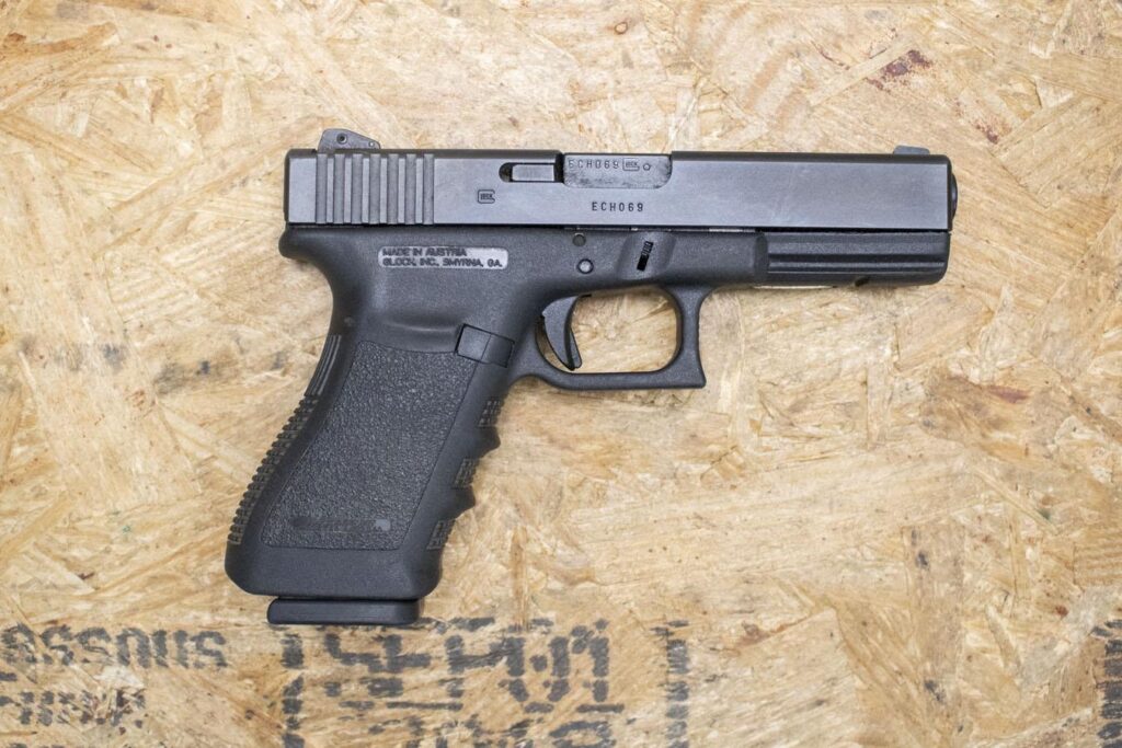 Glock Model 20 Police Trade-In 10MM Semi-Automatic Pistol with Accessory Rail