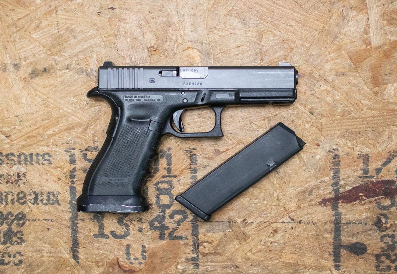 141894-default-l Glock 17 Gen4 9mm Police Trade-In Semi-Automatic Pistol with Flared Magwell