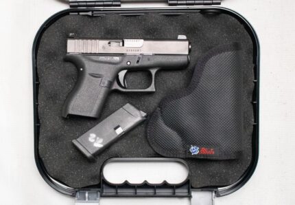 Glock 42 380 Auto Police Trade-In Semi-Auto Pistol with DeSantis Holster