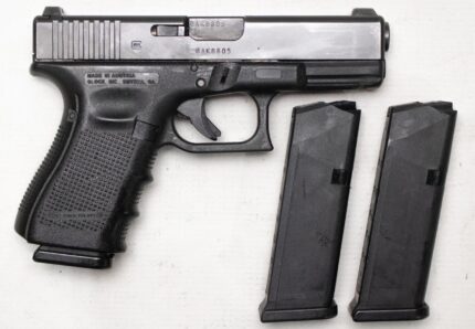 Glock 23 Gen4 40 S&W Police Trade-in Semi-Auto Pistol with Three Magazines