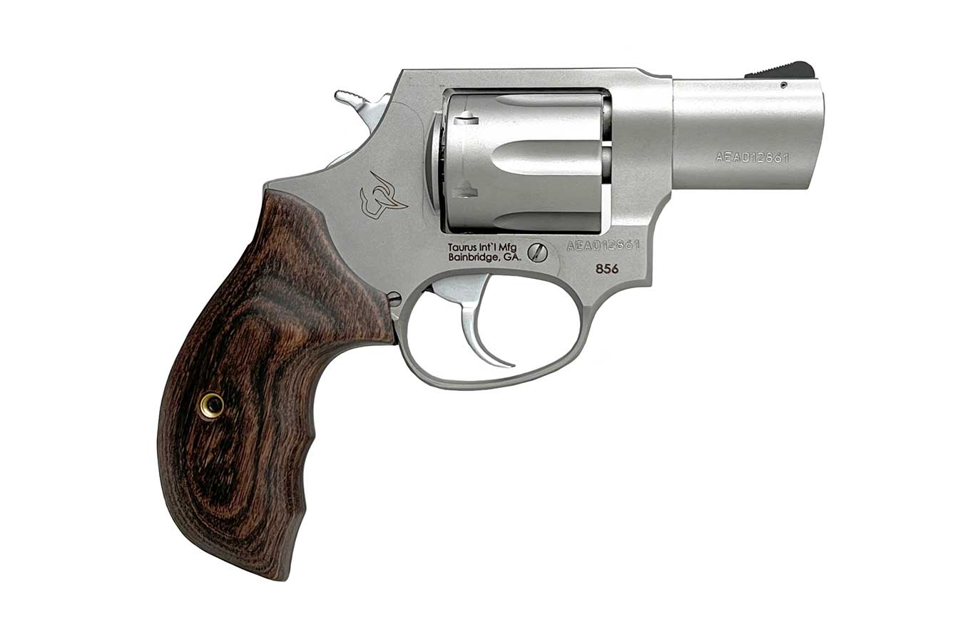 146425-default-l Taurus 856 38 Special Revolver with Walnut Grips