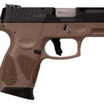Taurus G2C 9mm Compact Pistol with Brown Frame and Black Slide