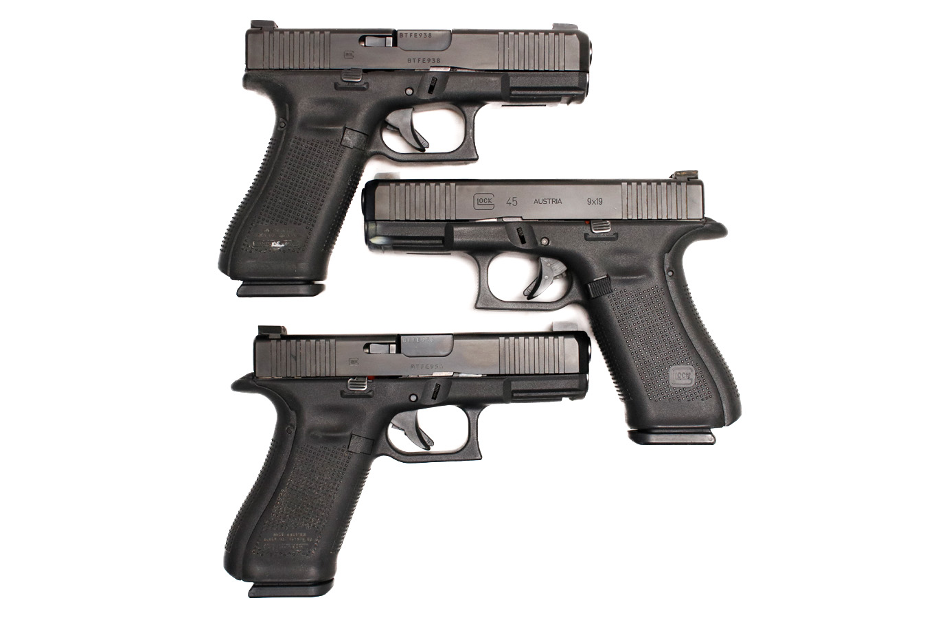 149753-default-l Glock G45 9mm Police Trade-In Pistols with Night Sights (Fair Condition)