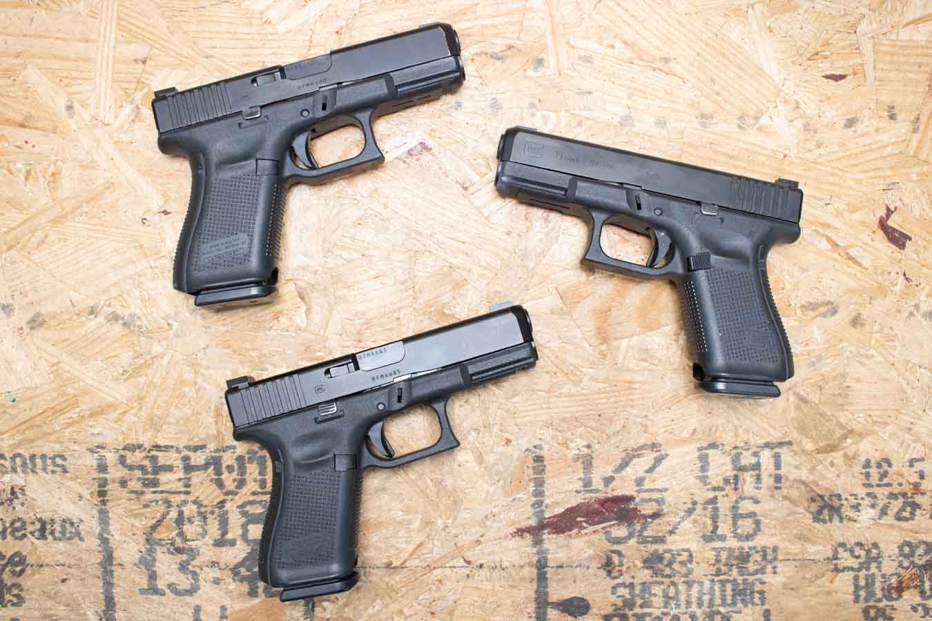 150102-default-l Glock 19Gen5 9mm Police Trade-In Pistols with Night Sights (Good Condition)