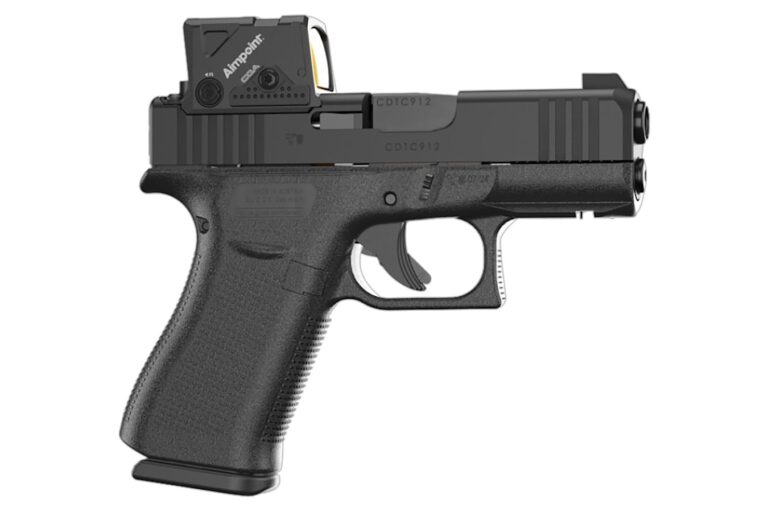 Glock 43X MOS 9mm Pistol with Aimpoint COA 3.5 MOA Red Dot