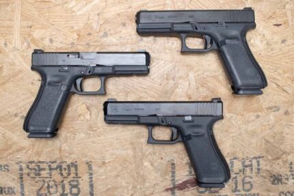Glock 17 Gen5 9mm Police Trade-in Pistol with Night Sights (Fair Condition)