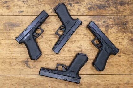 Glock 22 RTF2 (Gen3) 40 S&W Police Trade-Ins Pistols (Fair Condition)