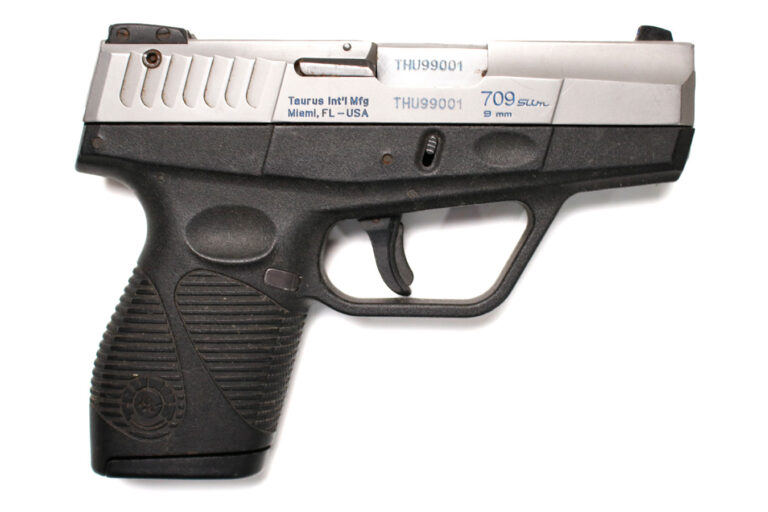 Taurus 709 Slim 9mm Used Police Trade-In Pistol with Stainless Slide