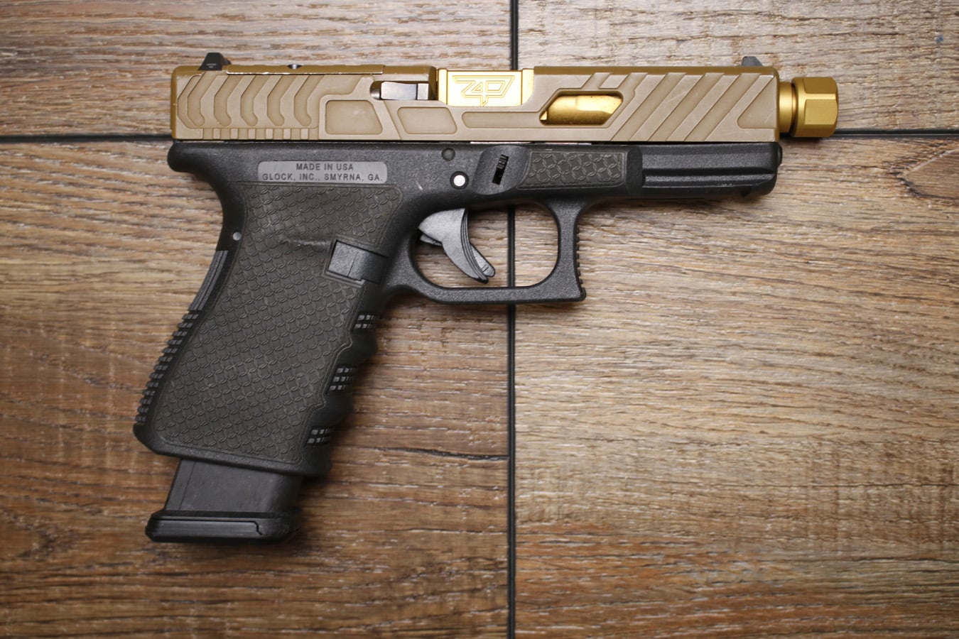 159819-default-l Glock 19 Gen3 9mm Police Trade-in Pistol with Optic Ready Slide and Zaffiri Precision Threaded Barrel